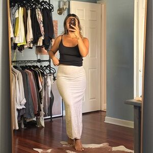 Linen Maxi Skirt
